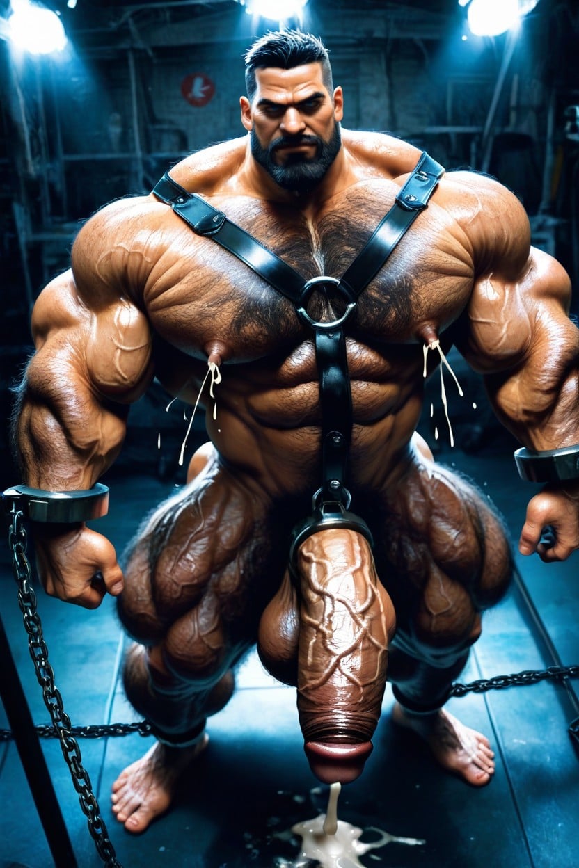 Detailed Muscles, Uhd, Cumshot AI Gay Porn