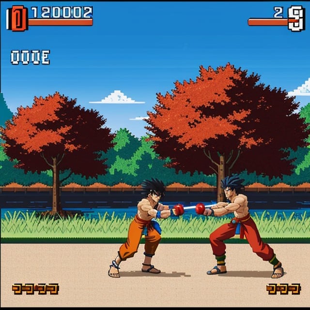 Create Screenshot From Classic Mugen Game, Classic Mugen Game, 코스프레 AI 포르노