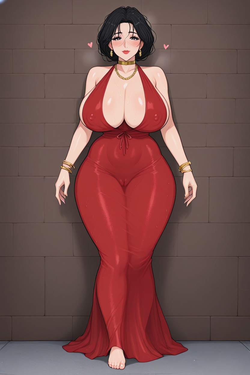 30+, Ultra Detailed Face, Large Ass MILF AI Porn