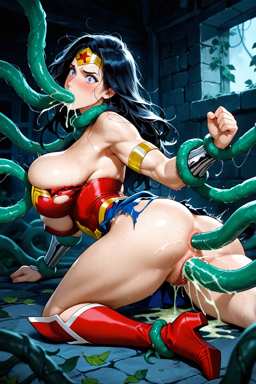 Punching, Powerful Thrust, Red Greaves Hentai AI Porn