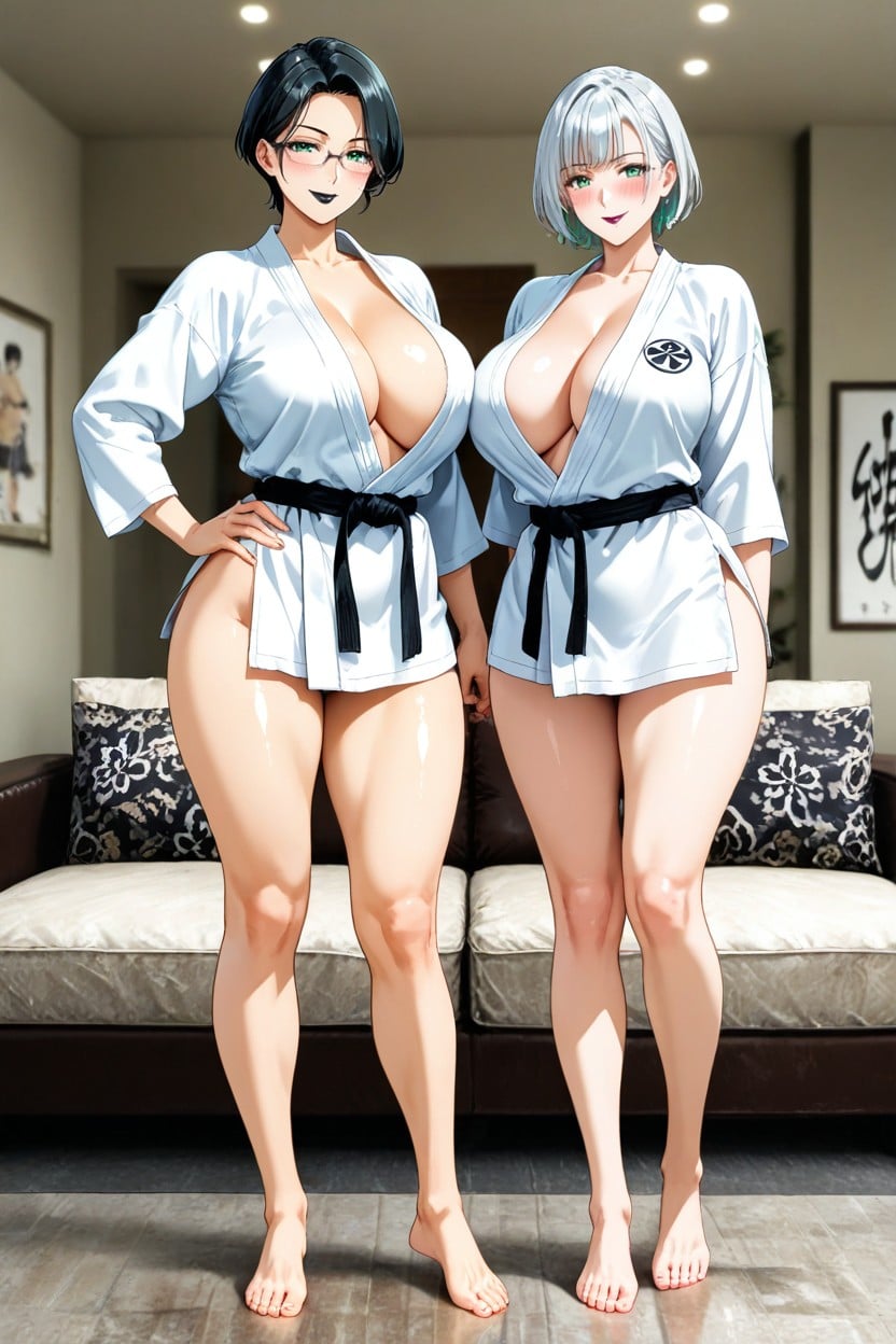 Detailed Faces, +, Short Length Hentai AI Porn