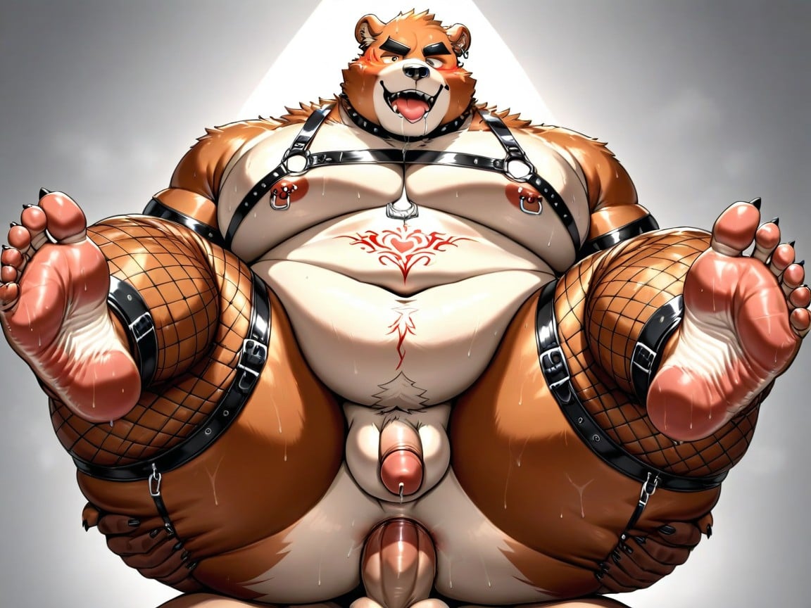 18+, Chubby Face, Belly Tattoo Porno IA Furry