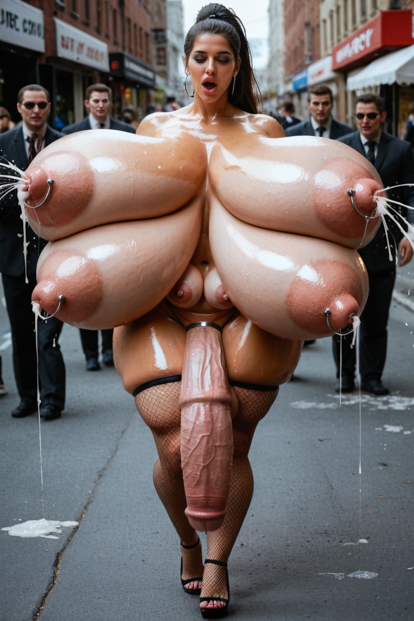 Hyperrealistic, Making Eye Contact, Huge Bubble Butt Porno IA transsexuelle