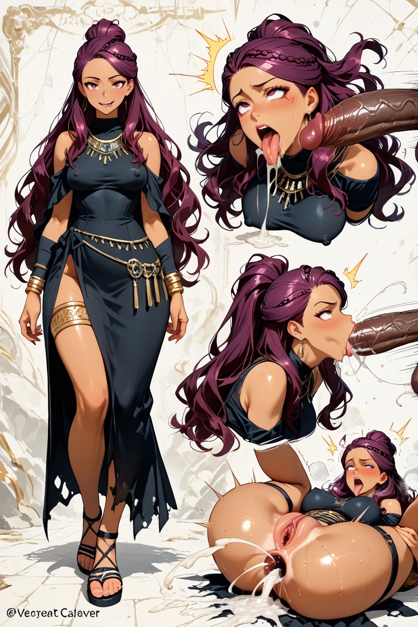 Rocky Underground Cavern Background, Shocked, Gushing Cum Hentai AI Porn