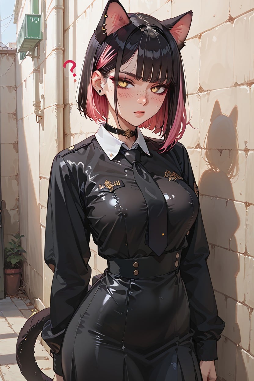 Award-winning Image, Clean Hairline, Brunette Hentai AI Porn