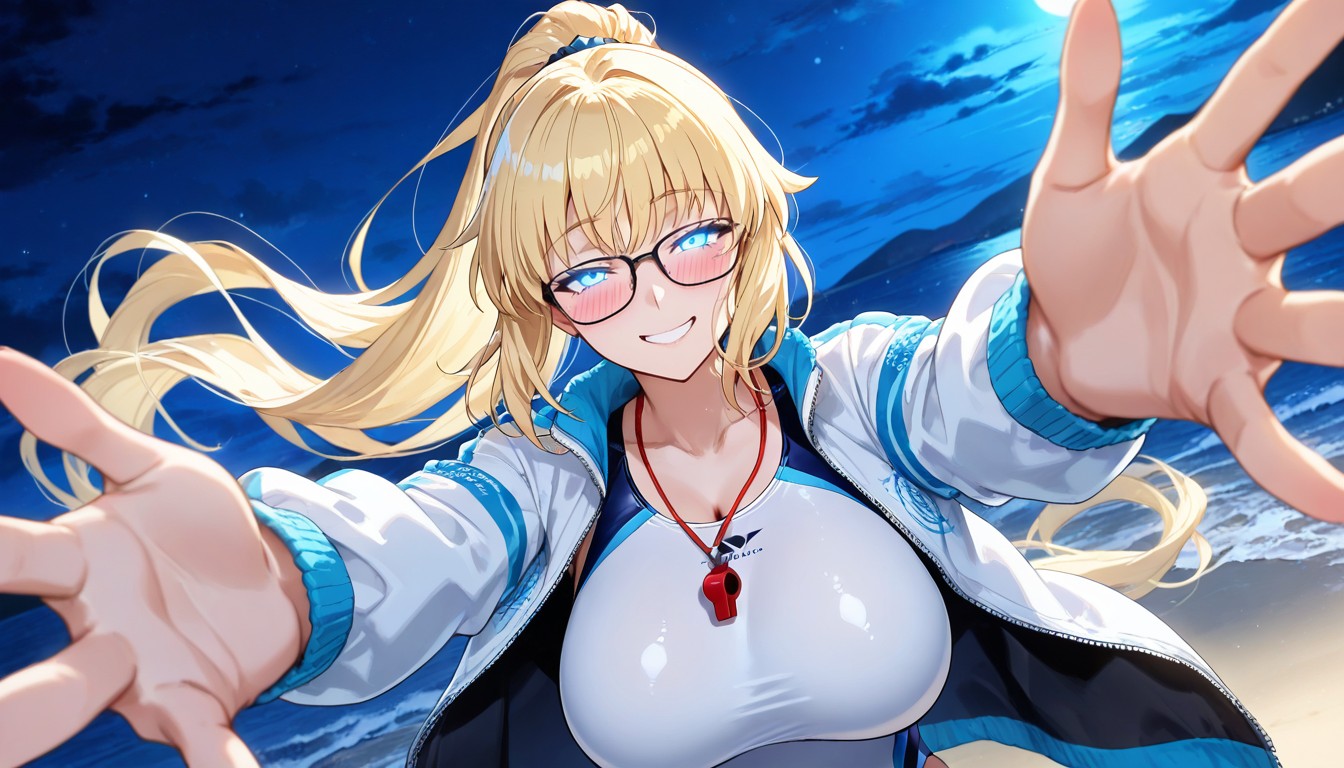 Blue Eyes, Proud, Horny Hentai AI Porn