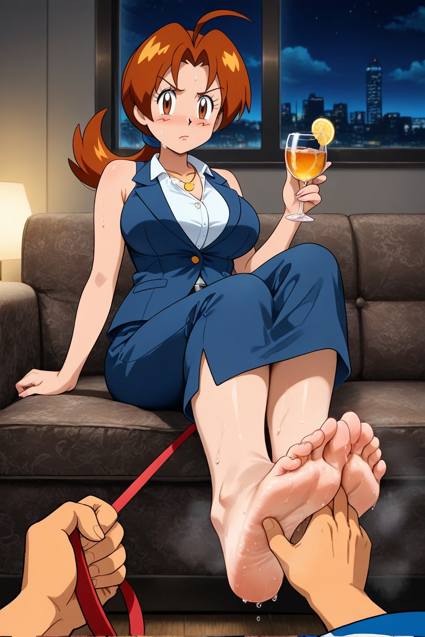 Angry, Perfect Soles, Ash Ketchum Hentai AI Porn