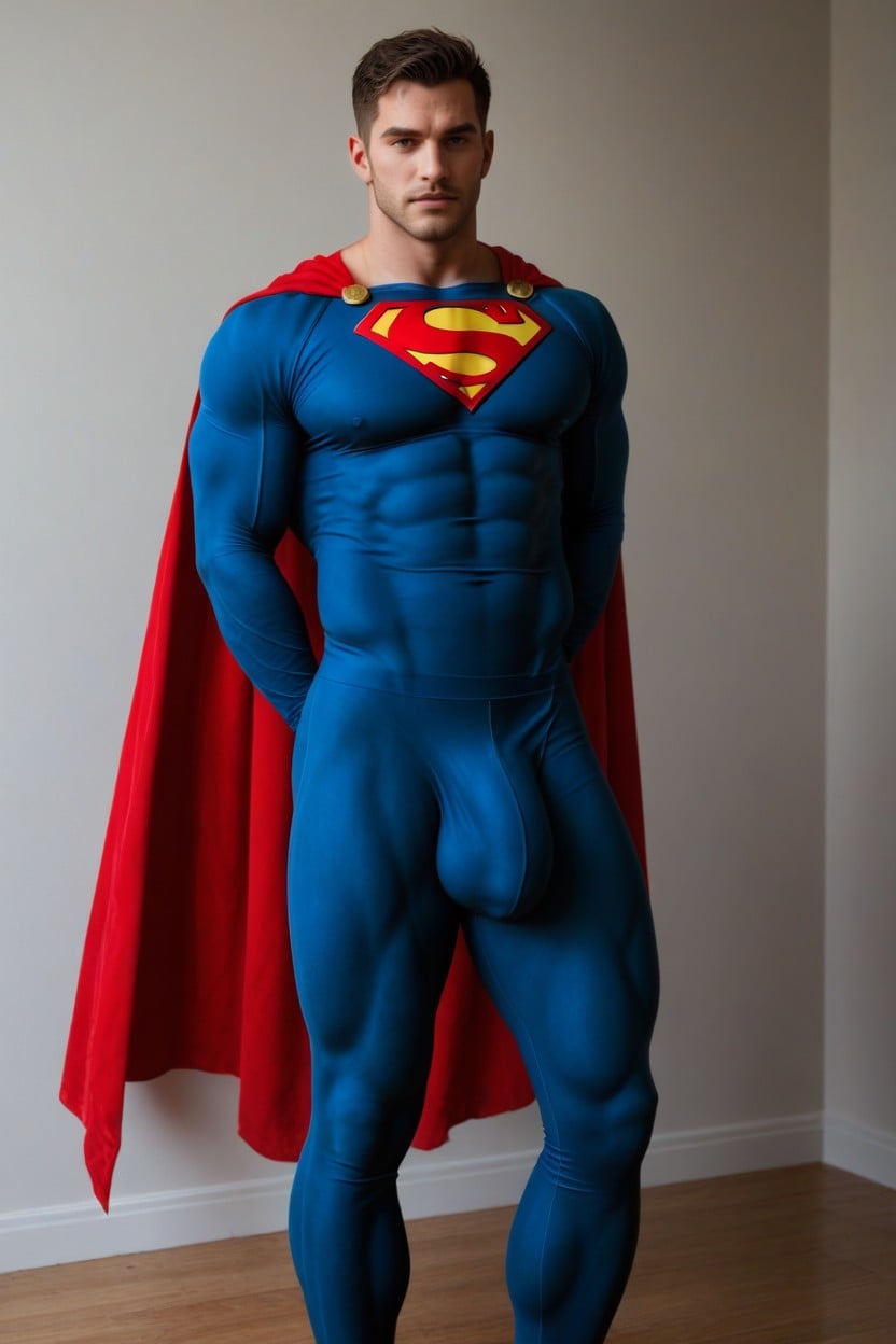 Hyper Six Pack Abs, Plano Mediot, You Can Clearly See The Immense Length Of His Veiny Thick Hyper Cock Hanging Down To His Ankles Porno gay IA