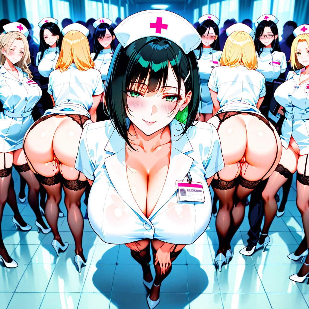 Defloration, Nurse, Full Body Hentai AI Porn