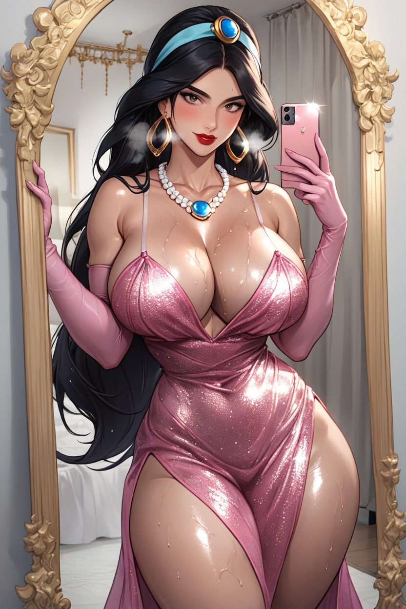 Slut, Bare Shoulders, Wet Breasts Hentai AI Porn