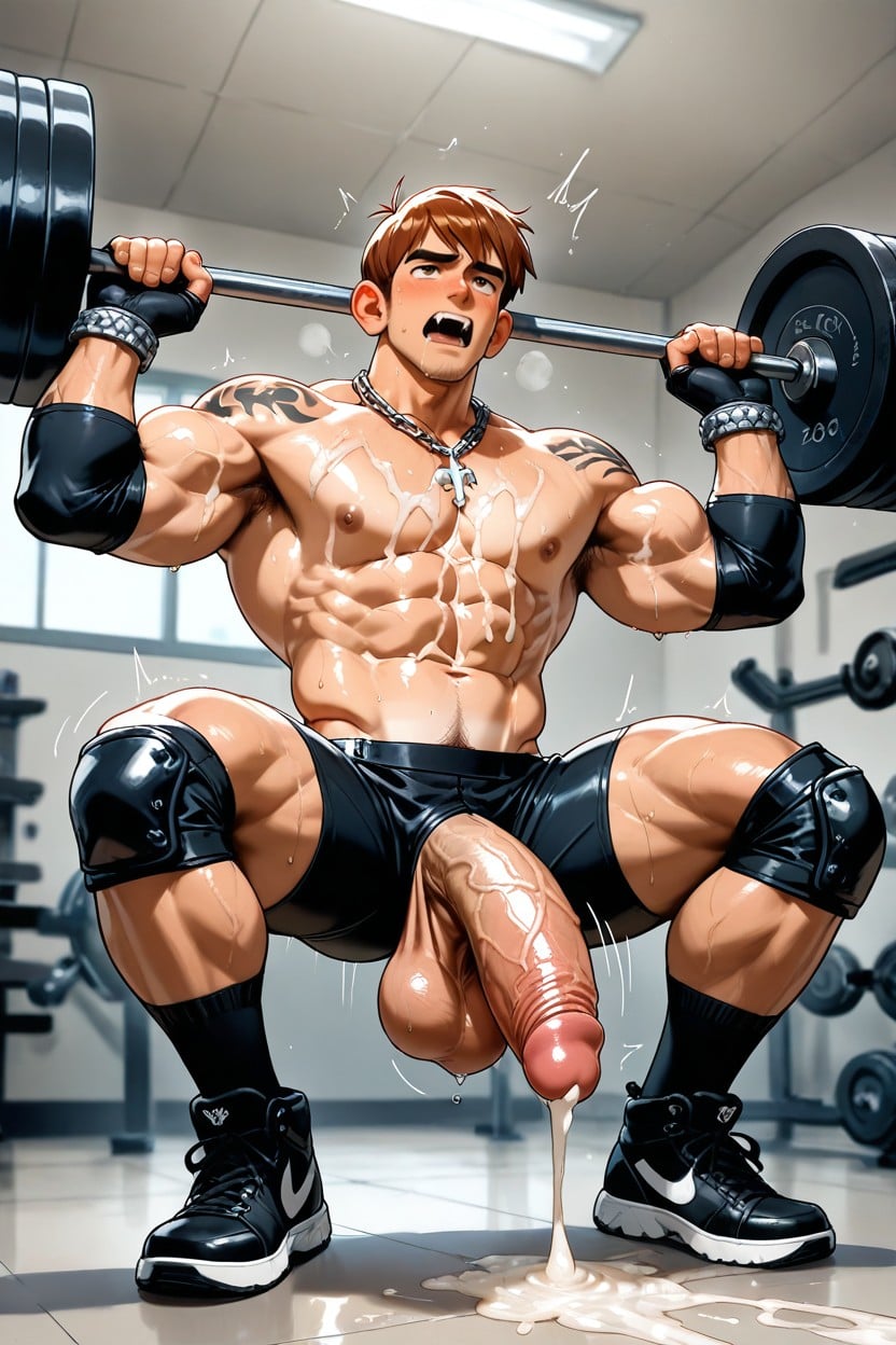 Hard Cock, Semen On Chest, Pale Light Skin AI同性戀黃片