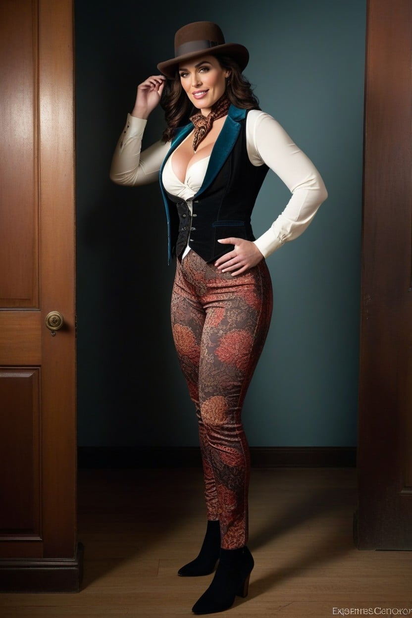 Full Body, Hard Shadows, Lots Of Jewelry AI Porn