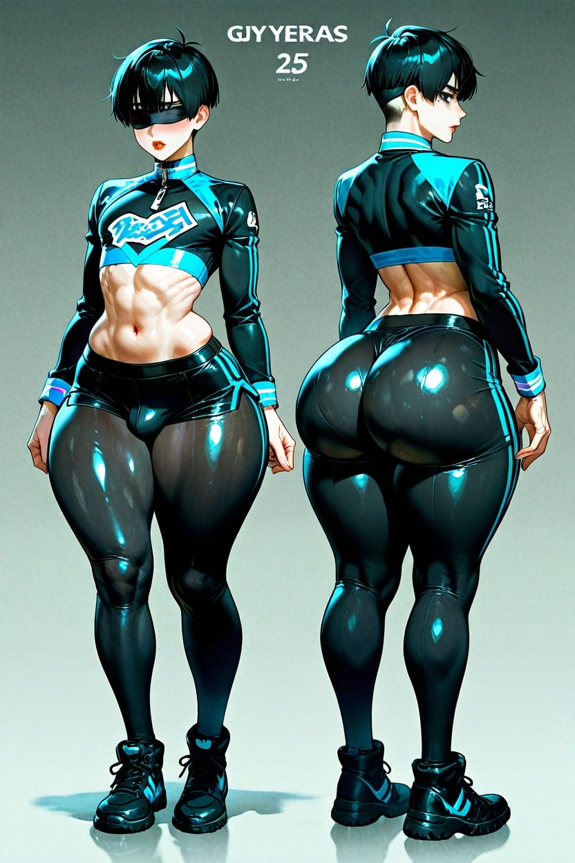 Huge Ass, Thick Thighs, Thighs Ripping Tights ゲイAIポルノ
