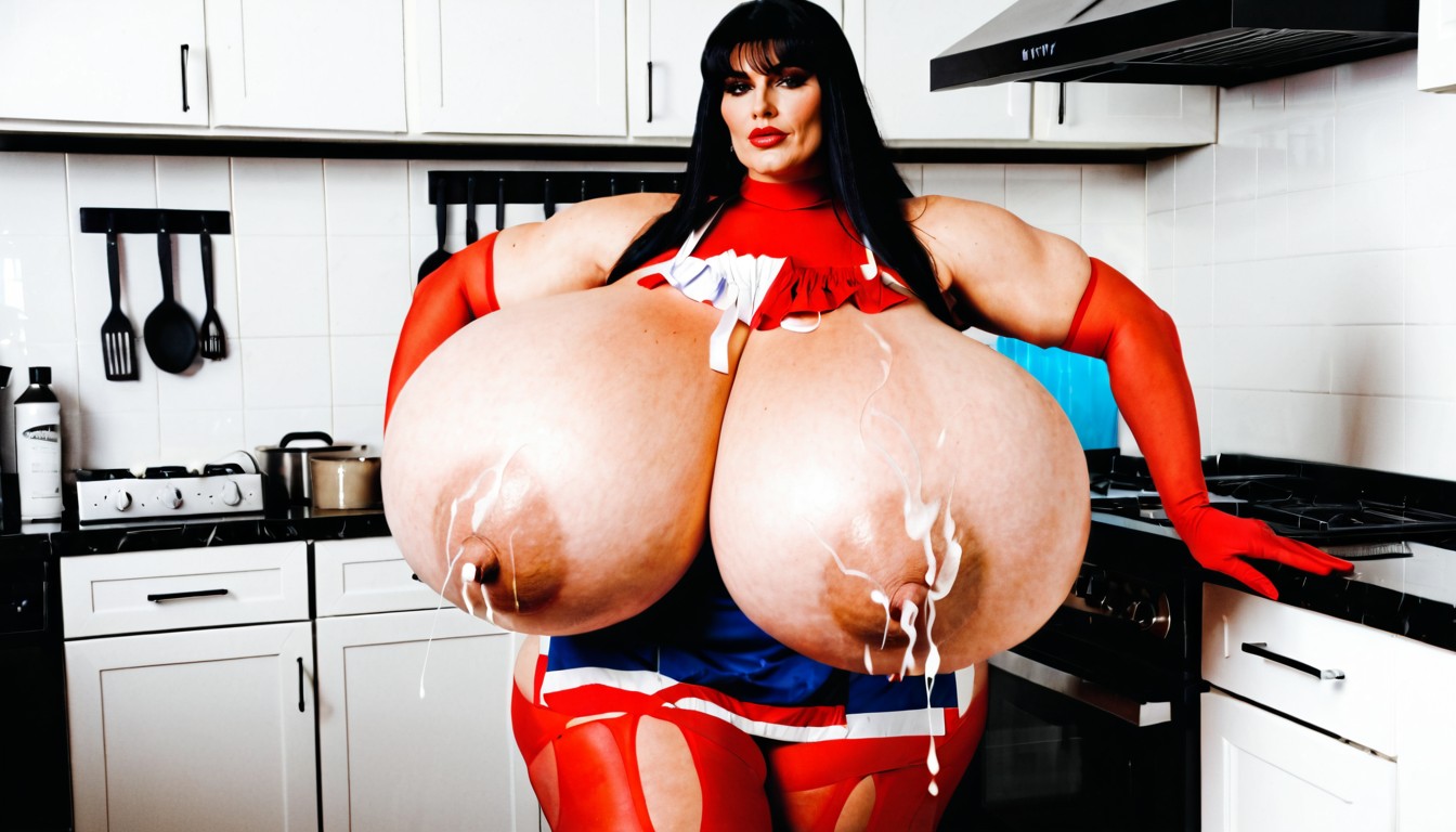 Extremely Beautiful, Gigantic Breast, Exposed Breasts AI Porn