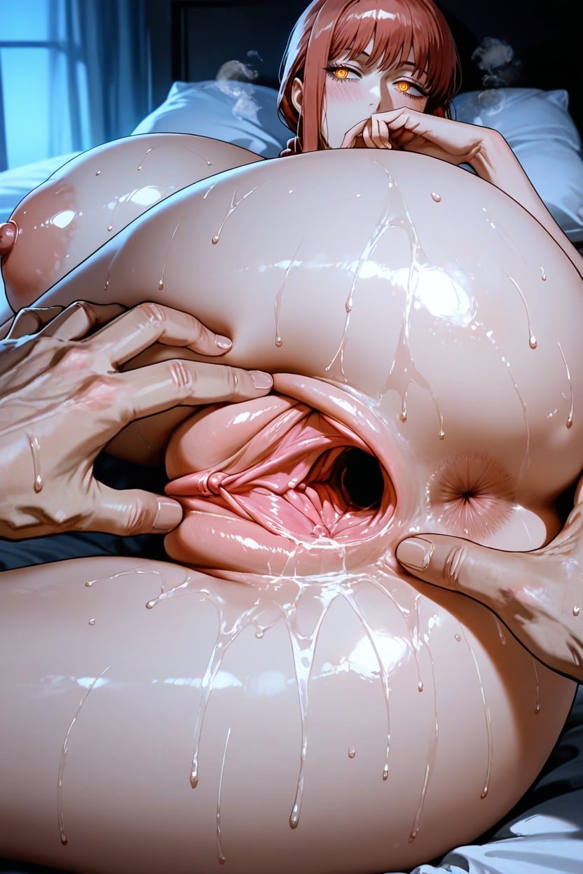 Breast, Looking Away, Sweaty Hentai AI Porn