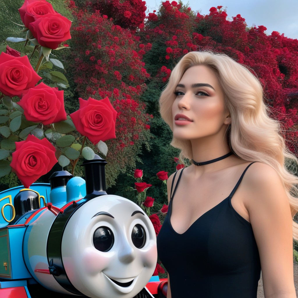 Original Thomas & Friends Comic, Seductive, Side View AI Porn