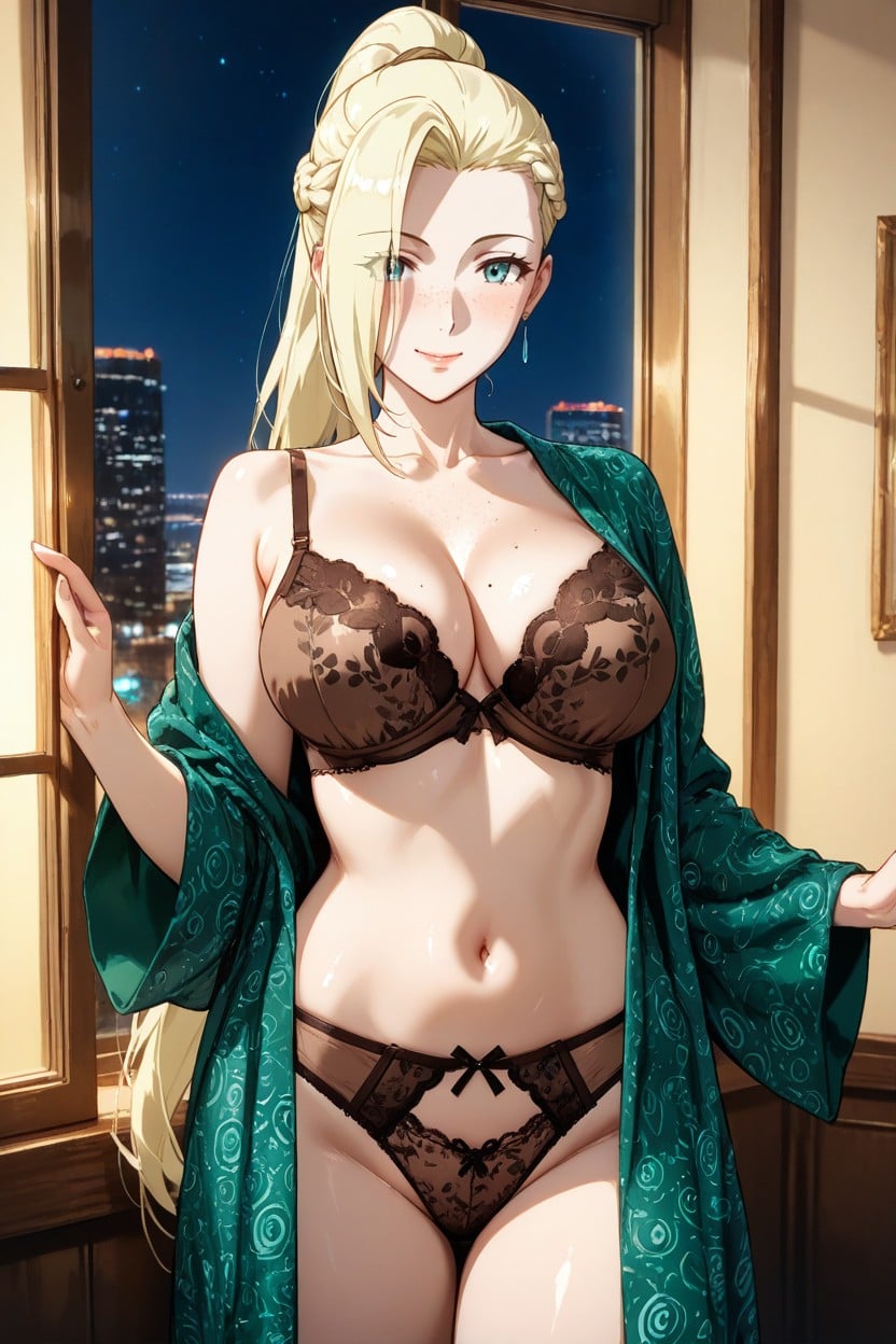 Fashionista, Braid, Murmur Pale Skin Hentai AI Porn