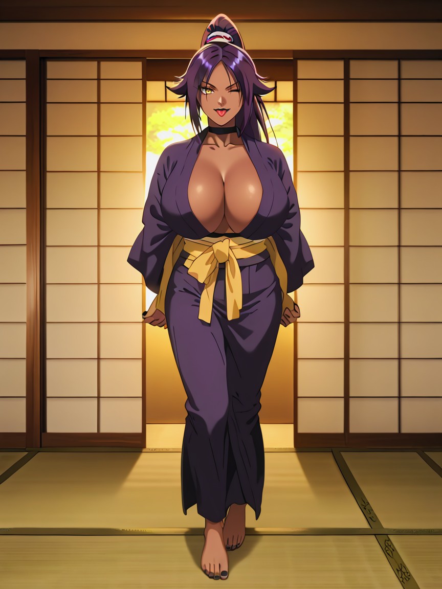 Tatami, Full Body View, Standing Hentai AI Porn