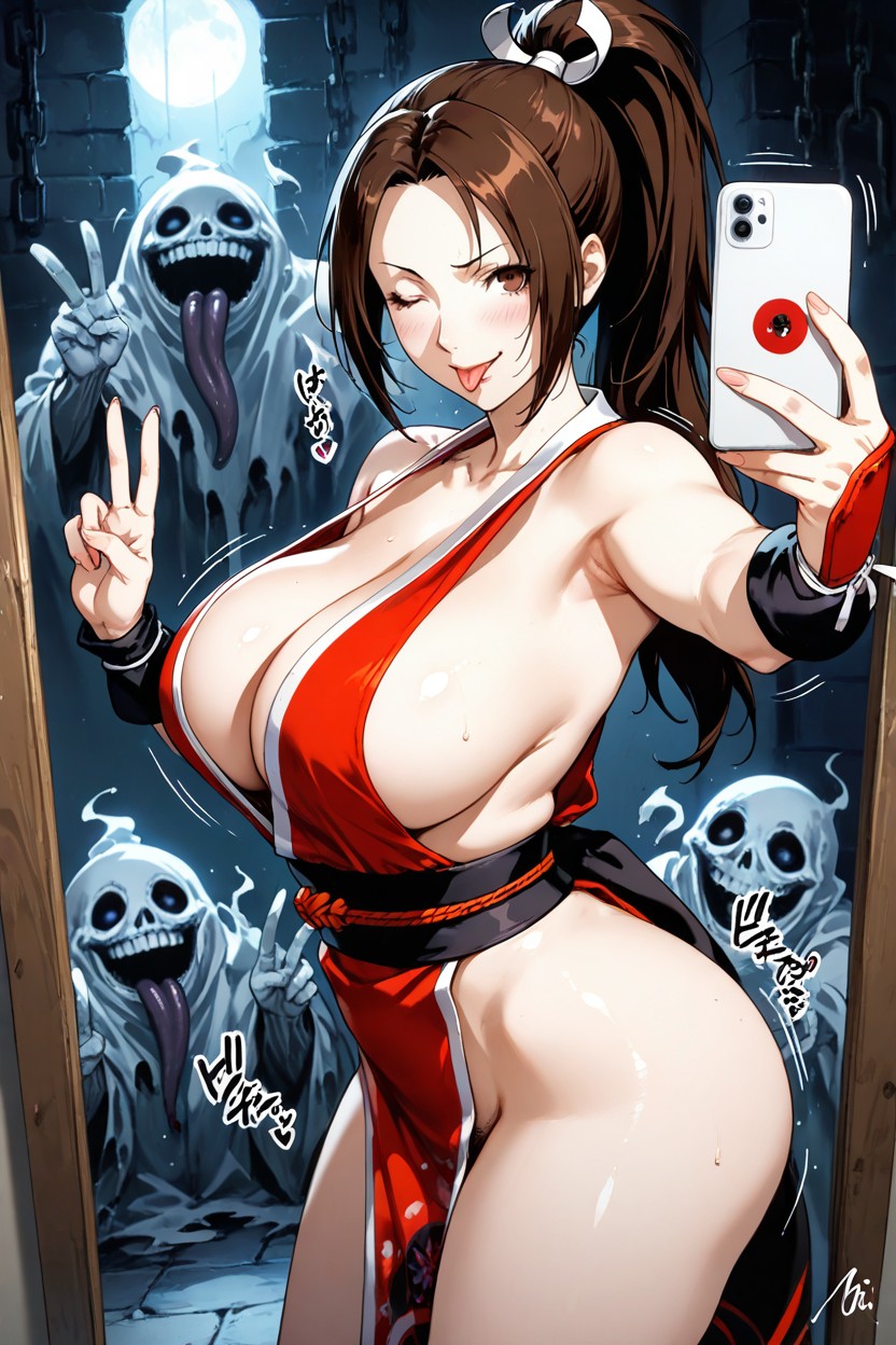 Side View, Ghosts, Selfie Hentai AI Porn