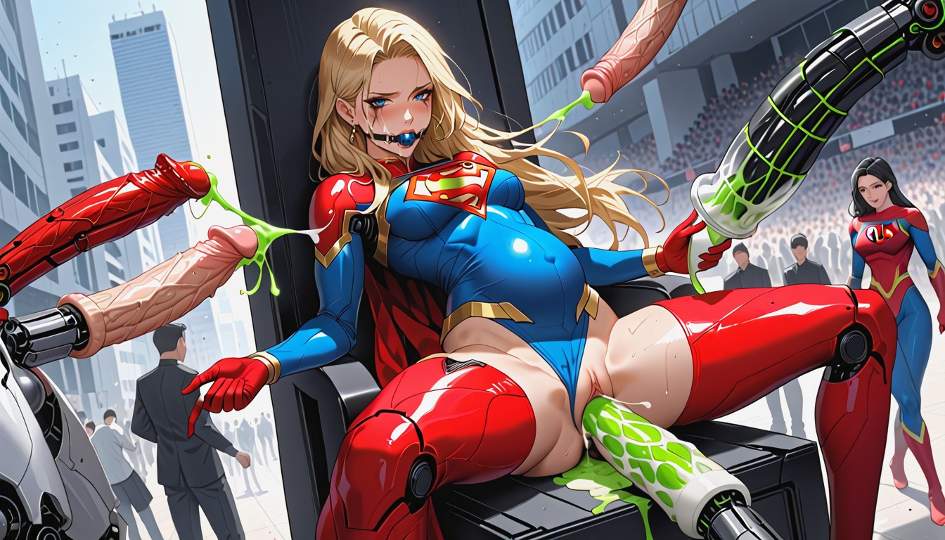 Fucking Hard, Supergirl, Running Mascara AI Porn
