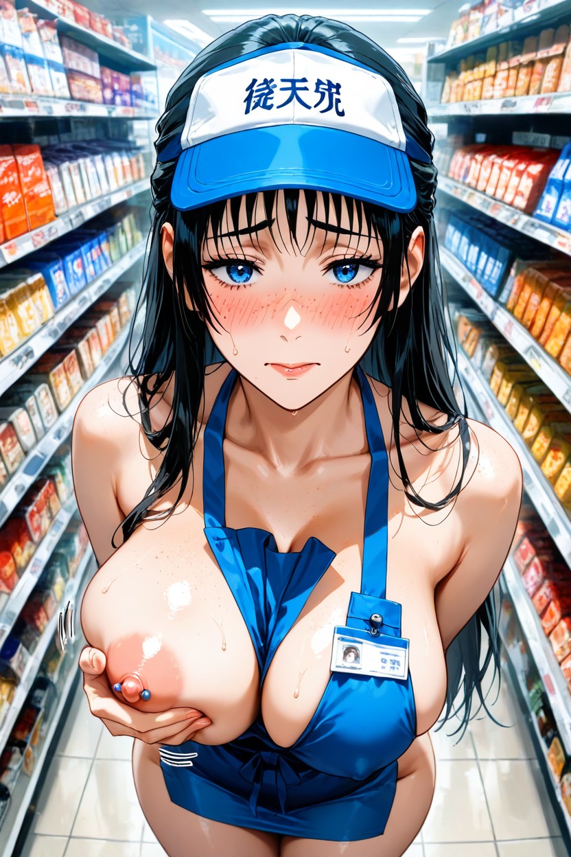 Miniskirt, Shy, Perfect Details Hentai AI Porn