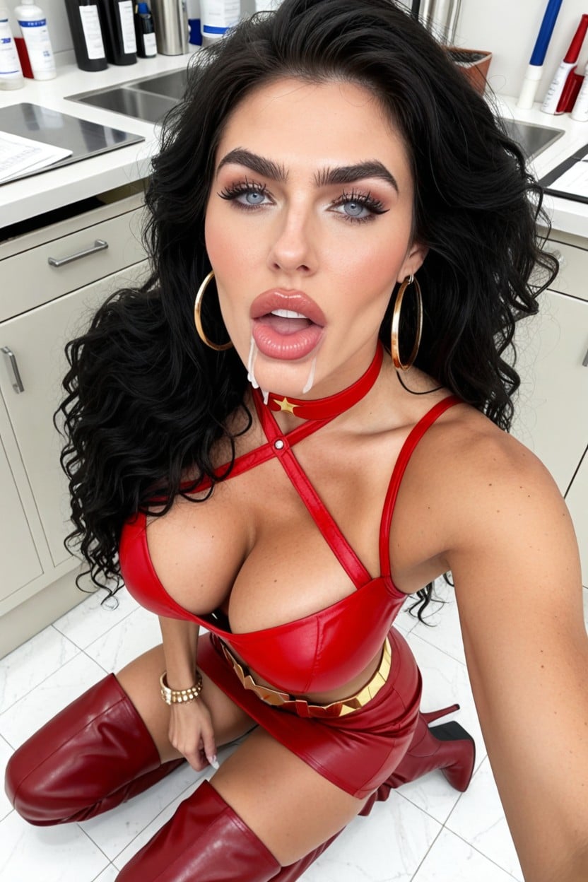 Lab, Gigantic Boobs, Boots AI Porn