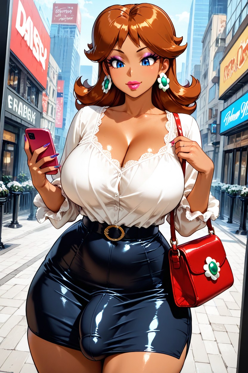 Skirt, Hyper Futa Cock, Fully Clothed Porno IA