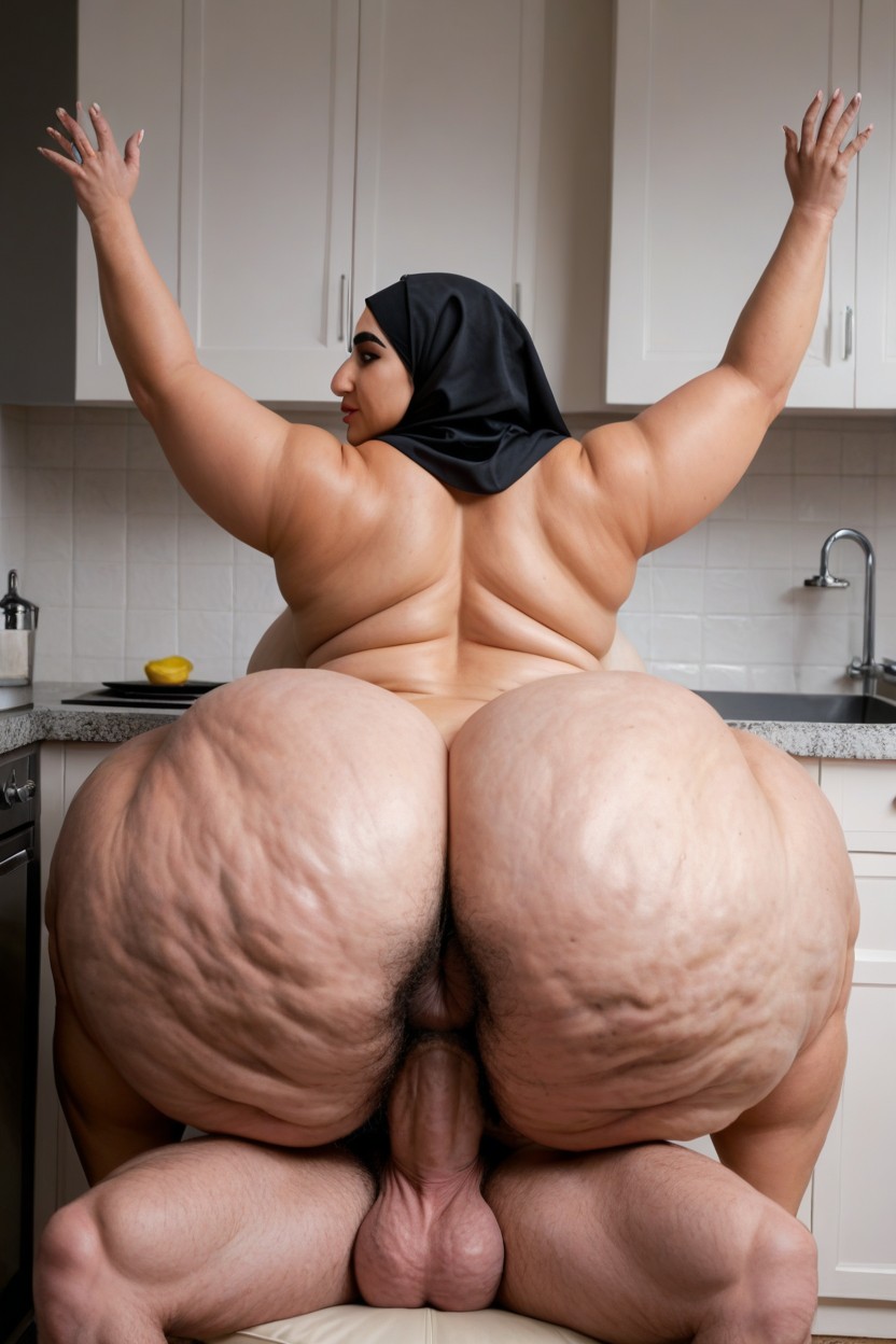 Mega Ass, Brazilian Butt Lift, Very Big Buttocks AI Porn