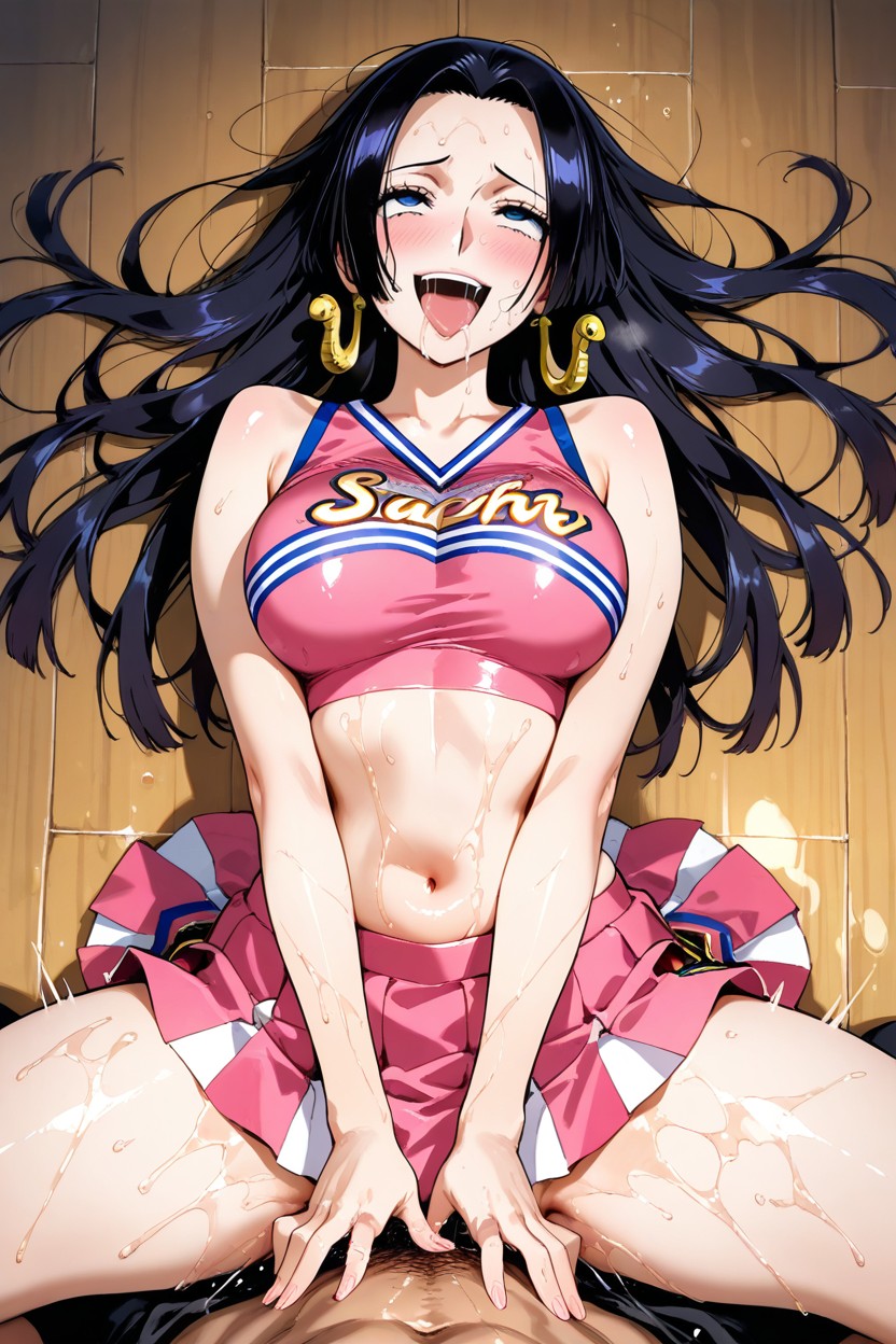 Saliva, Grabbing Hair, Fast Fuck Hentai AI Porn