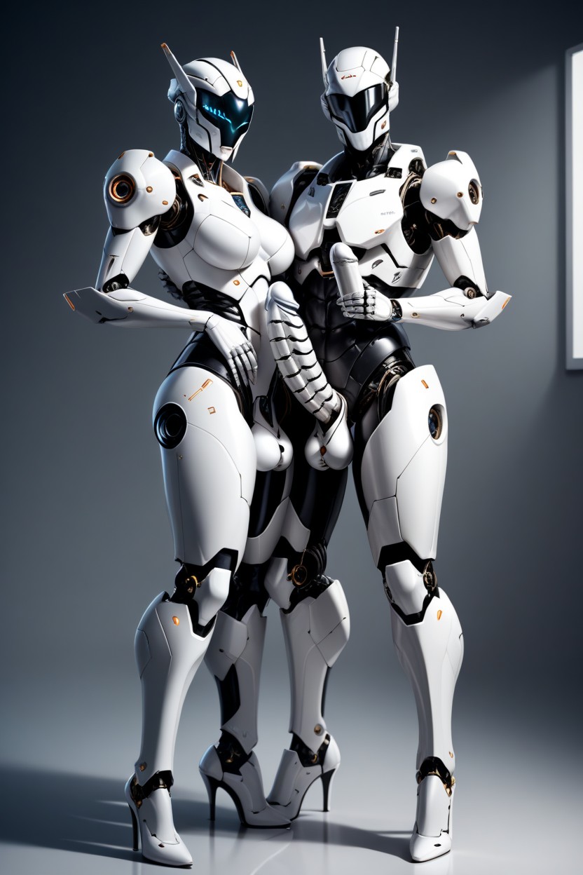 Metal Body Cyber Penis, Cyber Robot, 18+ AI Porn