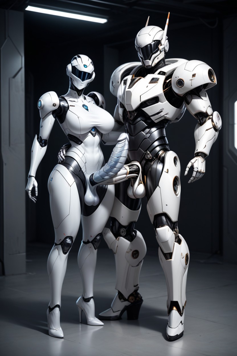 Selfie, Cyber Armor Too, Cyber Penis Worship AI Porn