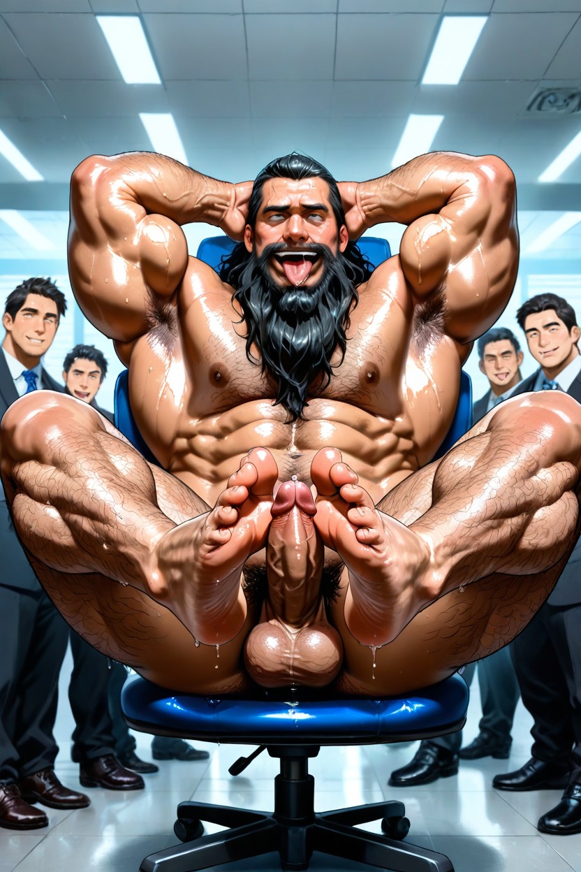 Hard On, Massive Meaty Body, Looking At Viewer ゲイAIポルノ