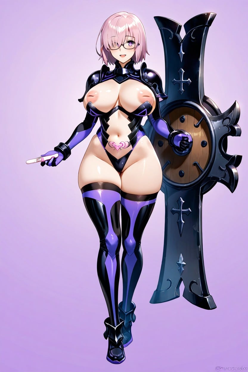 Purple Thong, Perfect Figuré, Happy Hentai AI Porn