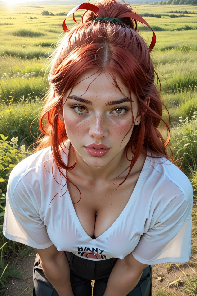 Erect Nipples, Perfect Anatomic Body, Backlit AI Porn