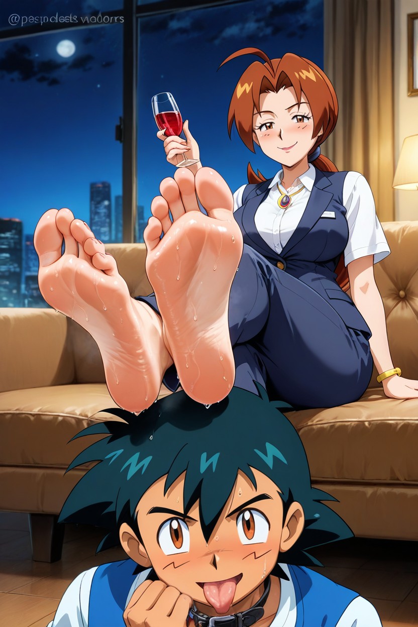 Bright Colors, Deila Ketchum Looking At The Viewer, 25+ Hentai AI Porn