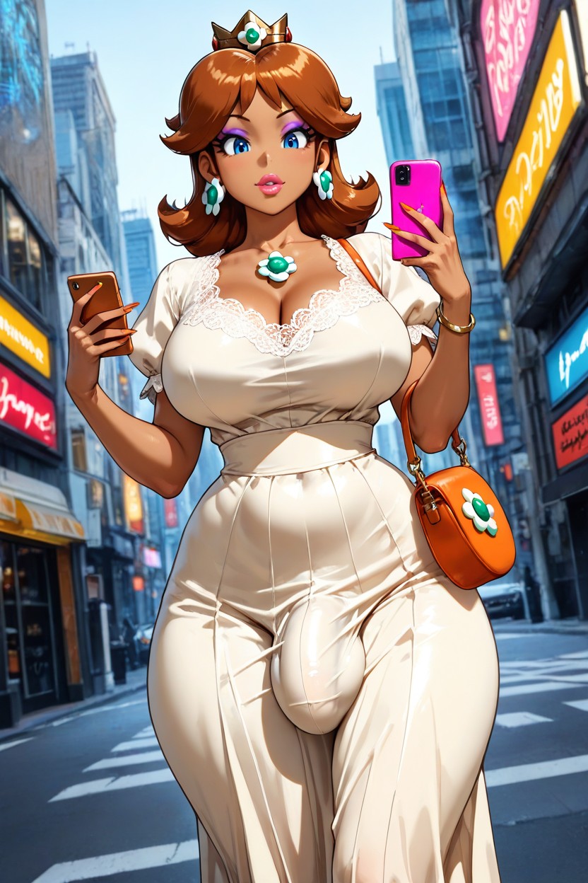 Vista Frontal, Lipstick, Extremely Fancy Blouse Porno IA