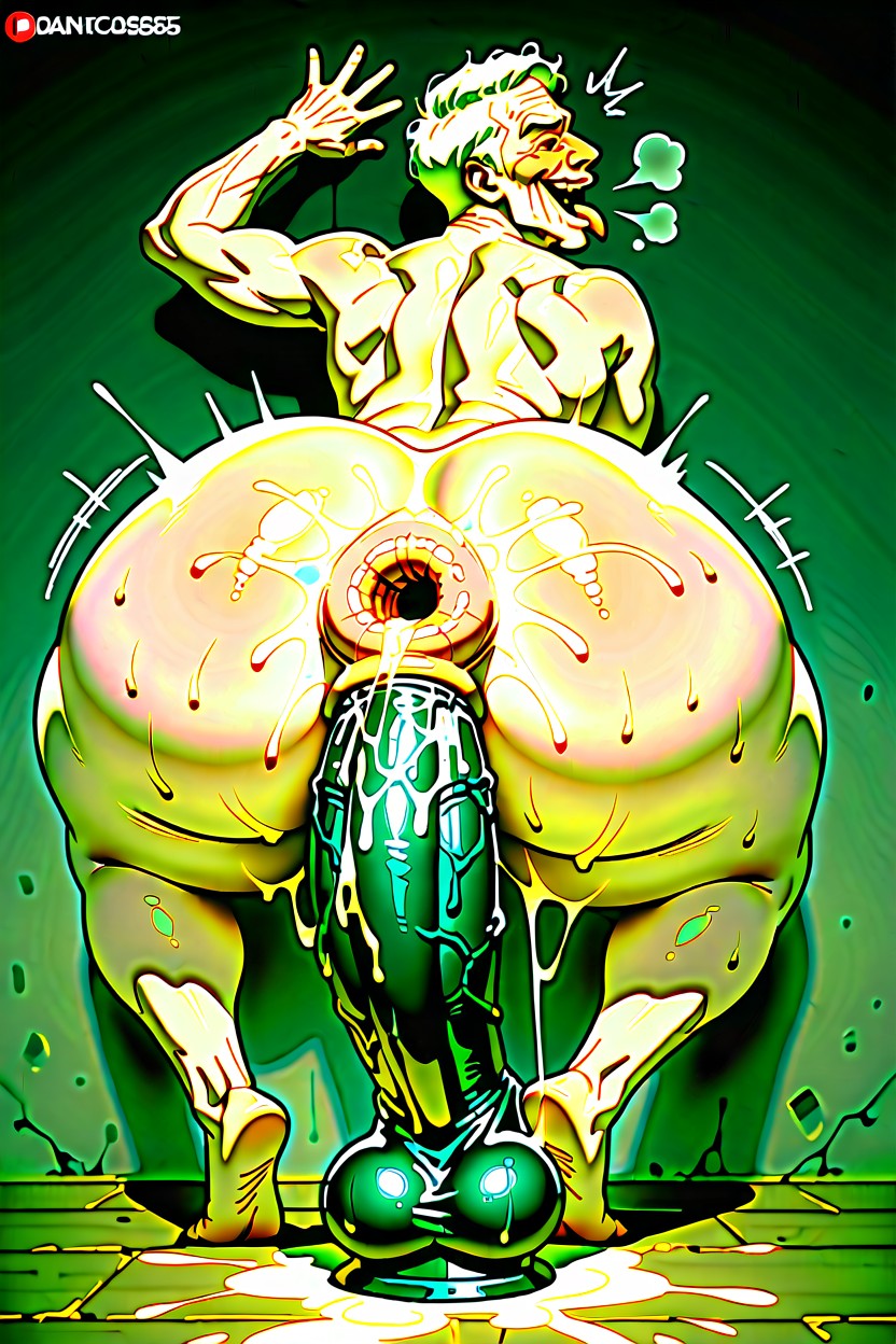 Curves, Huge Thighs, Extreme Plump Round Anus Porno IA Gay