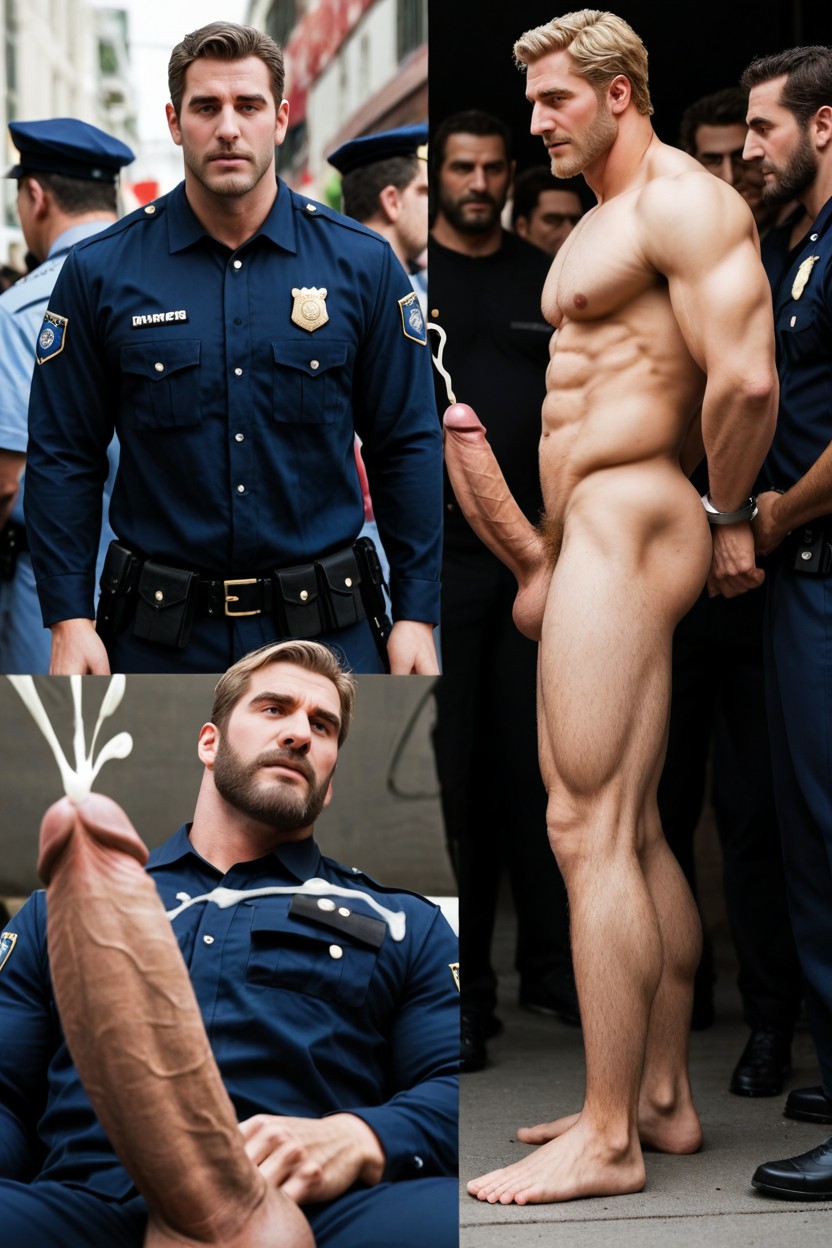 Beaucoup De Gens Autour, Scandinavian, Poils Pubiens Porno IA Gay