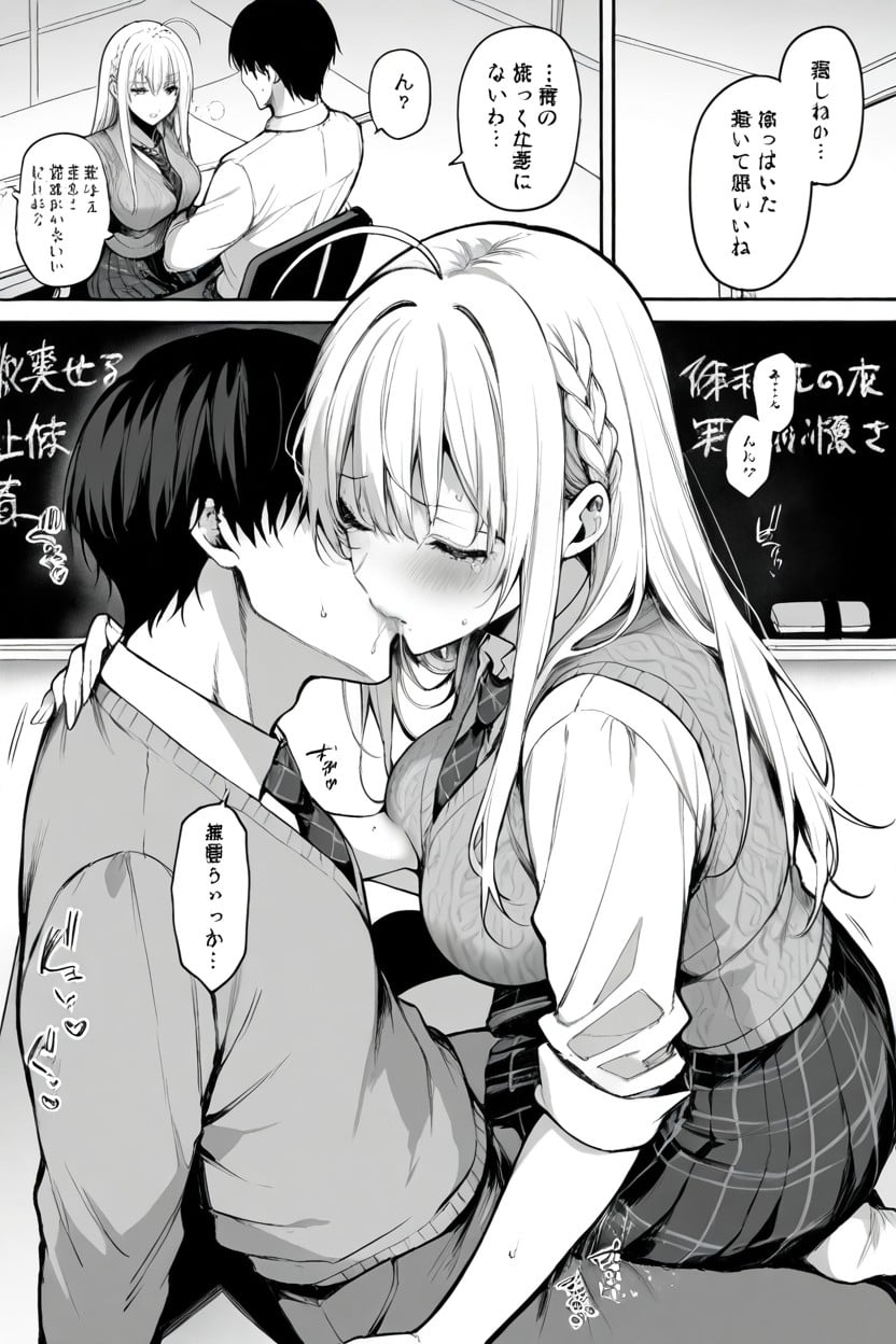 Arm Lock, Grayscale, Accurate Subtitles Hentai AI Porn