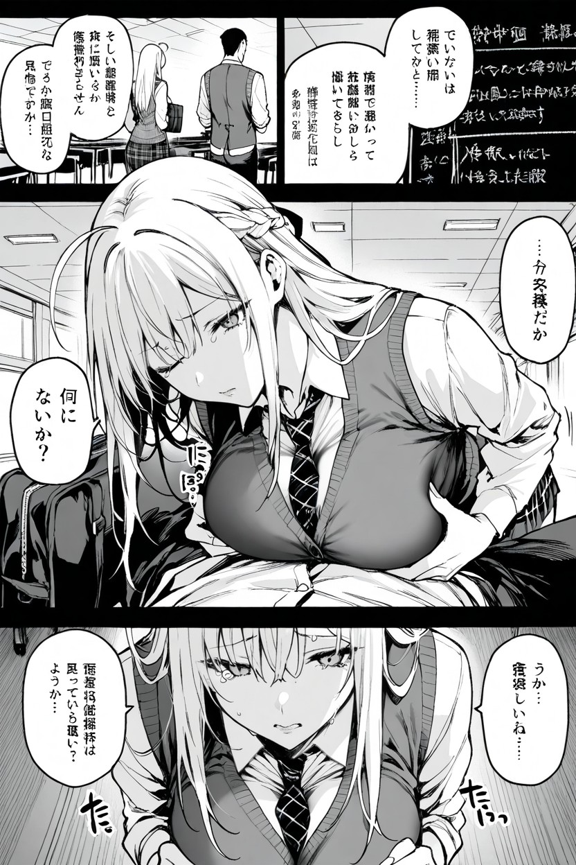 Gray Color Blusher, Danimaru Style, Long Hair Hentai AI Porn