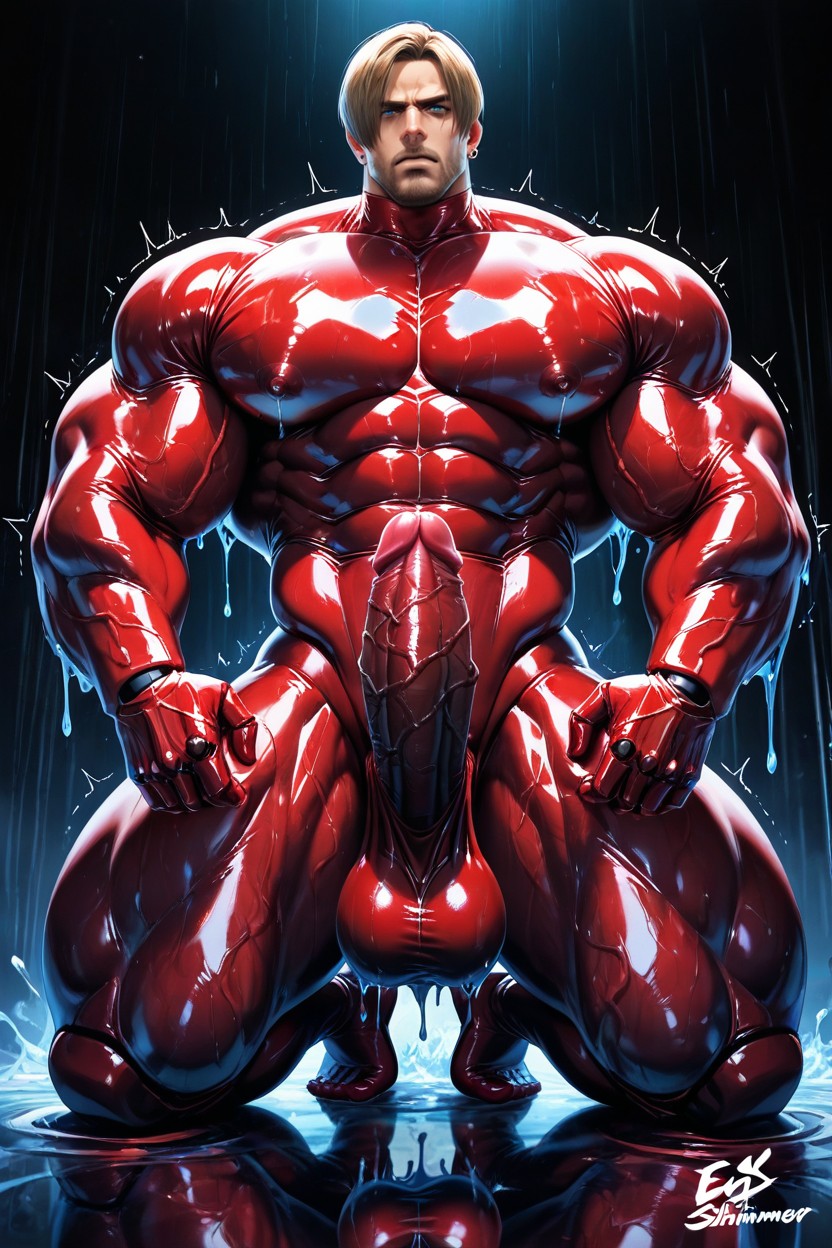 No Pores, Squeezable, Thick Gelatinous Thighs Porno IA Gay