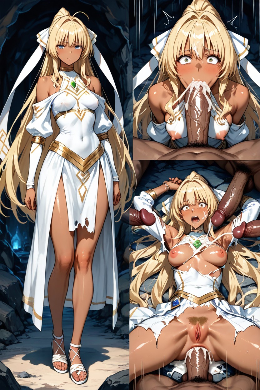 Small Breasts, Emerald, Dark Skin Hentai AI Porn