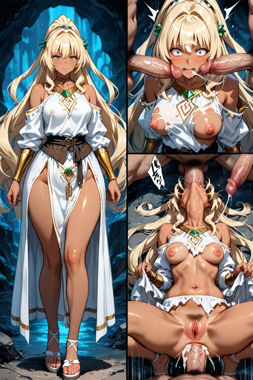 Insanely Long Legs, Violence, Fucked By Giant Fantasy Orcs Hentai AI Porn