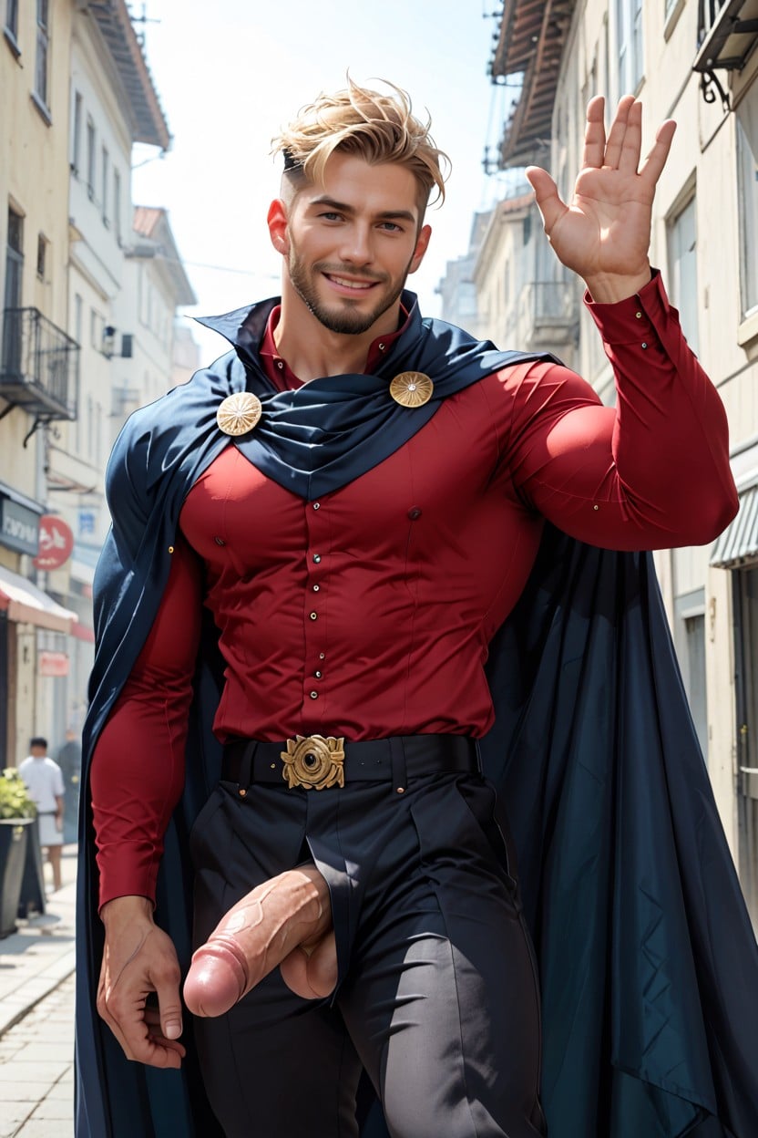 Huge Penis, 25+, Excité Porno IA Gay