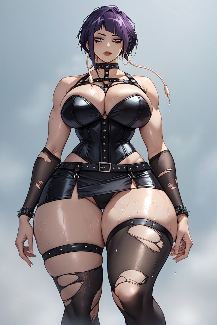 25+, Wet Skin, Goth Hentai AI Porn