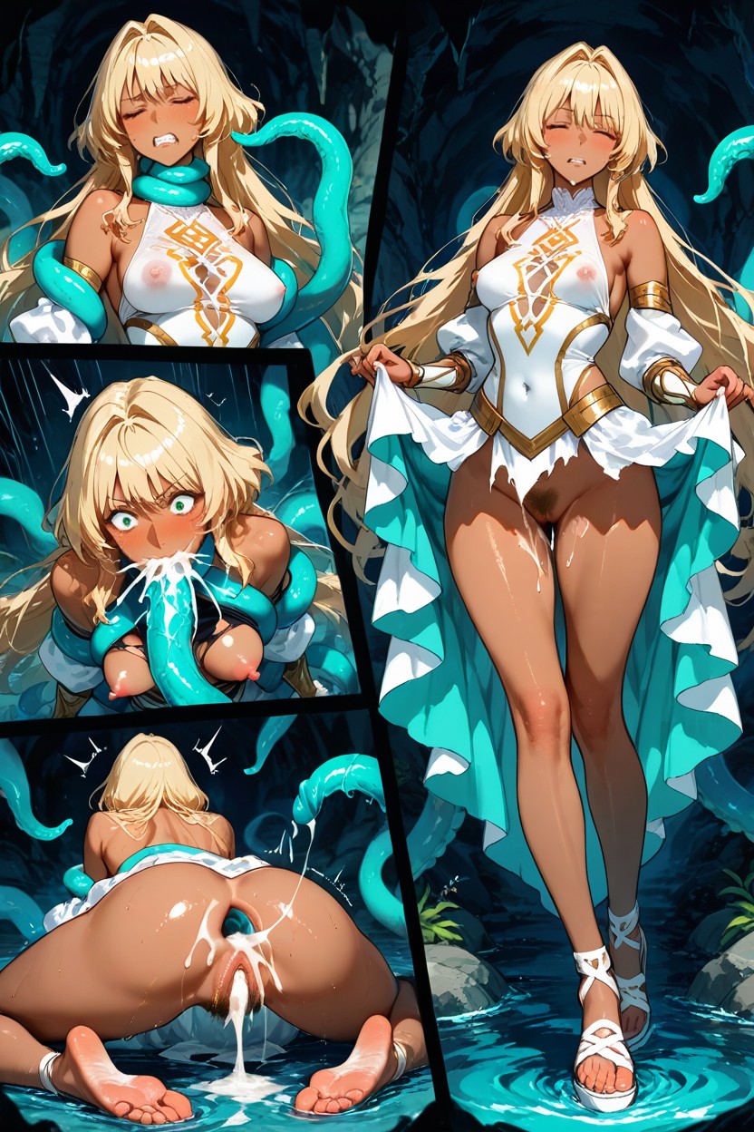 Gushing Cum, Masterfully Spherical And Bouncing Breast, Creepy Expression Hentai AI Porn