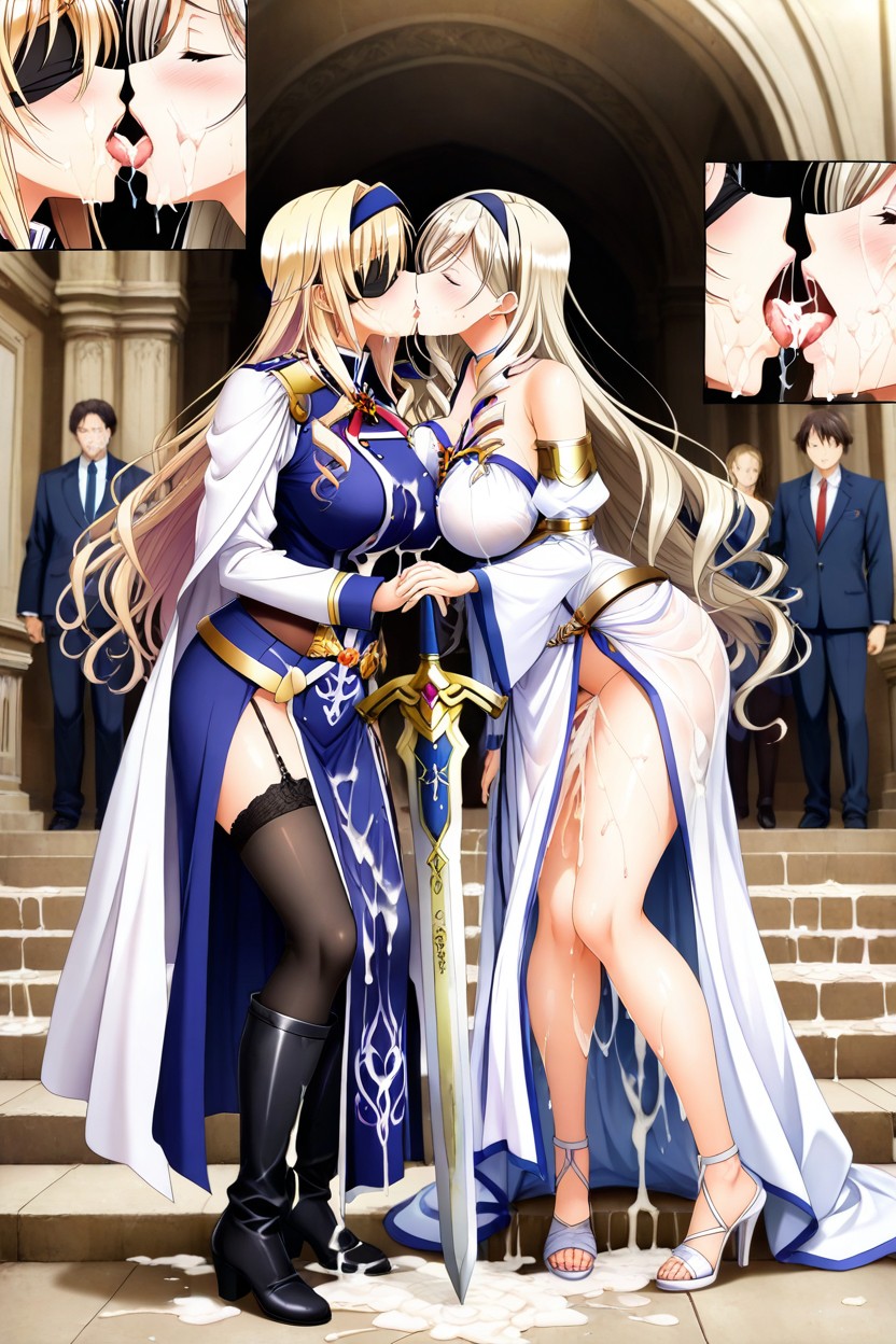 Mouth Cum Drip, Full Body, See Through Clothes Hentai AI Porn