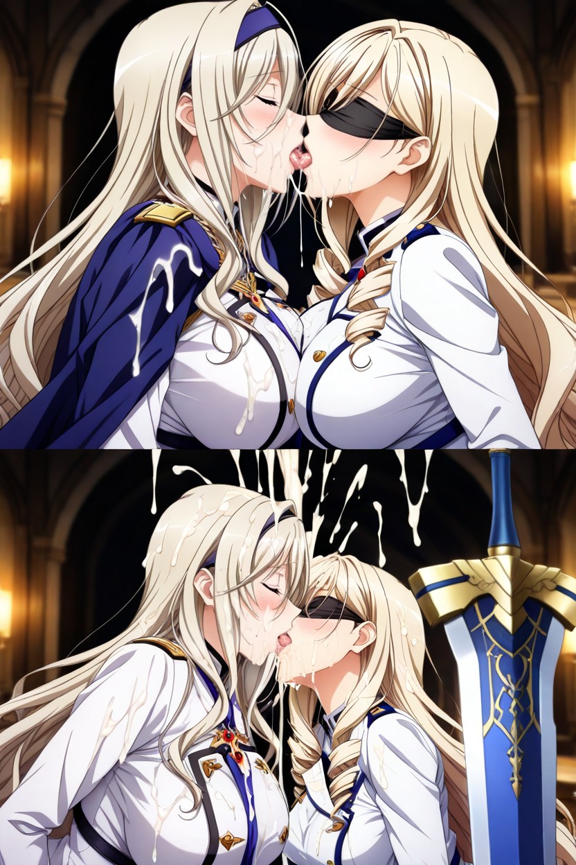 Cum On Hair, No Panties, Cum On Face Hentai AI Porn