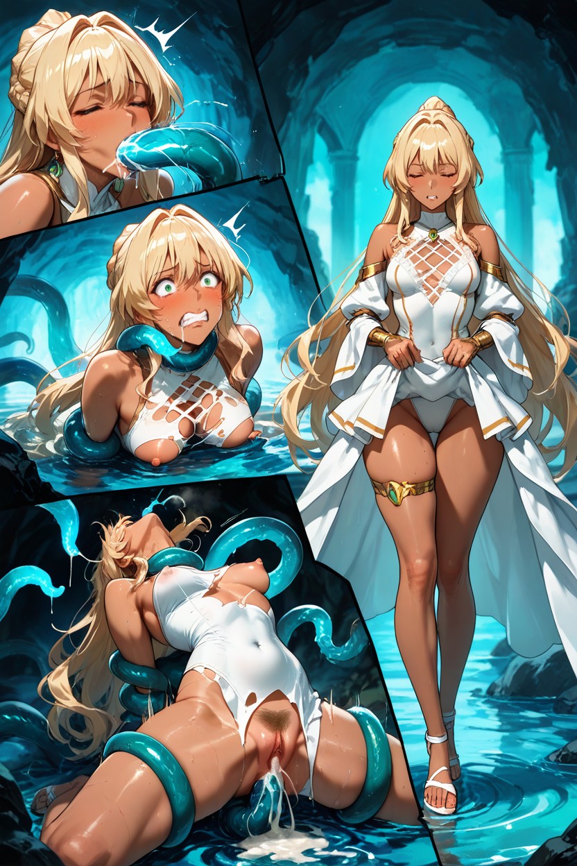 Six Views Depict Penetrations, Small Breasts, Six Positions Hentai AI Porn