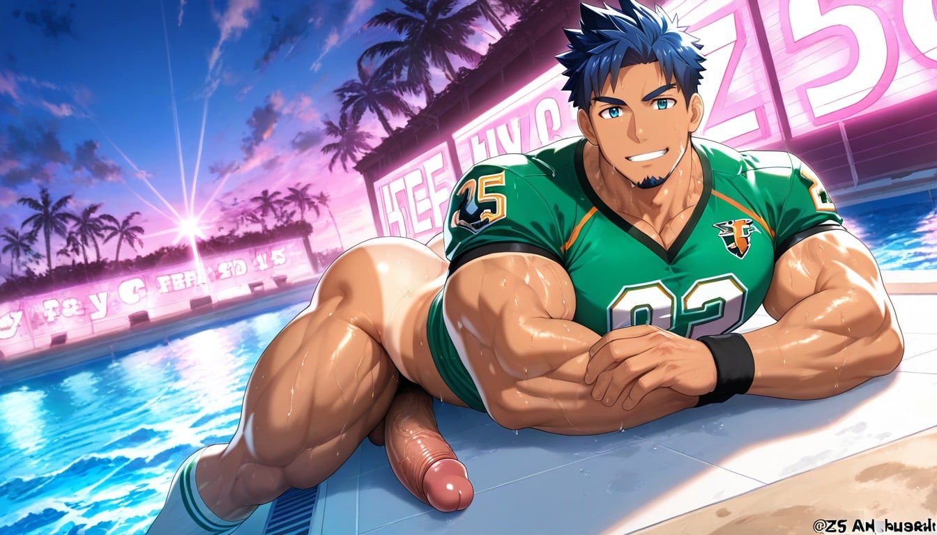 Tan Lines, Sweaty, No Helmet KI Schwulenporno